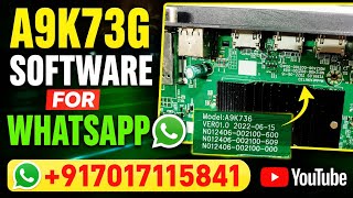 A9K73G SOFTWARE DOWNLOAD Thomson| Stuck on logo problem restart problem | Model:A9K73G firmware 