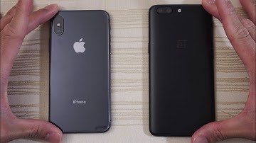 iPhone X vs OnePlus 5 - Speed Test! Which is Fastest? (4K)