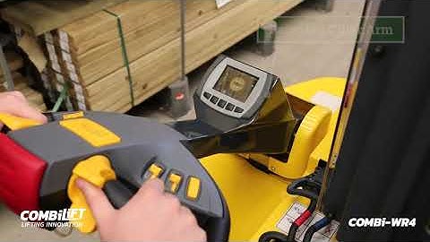 Combilift -  COMBi WR4 - 4-way Pedestrian Stacker - ability to operate in very narrow aisles