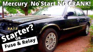 Mercury Grand Marquis NO START NO CRANK! (  $120 Rookie Mistake )