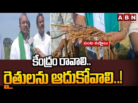 కేంద్రం రావాలి.. రైతులను ఆదుకోవాలి..! || MLA Prathipati Pulla Rao || ABN Telugu - ABNTELUGUTV
