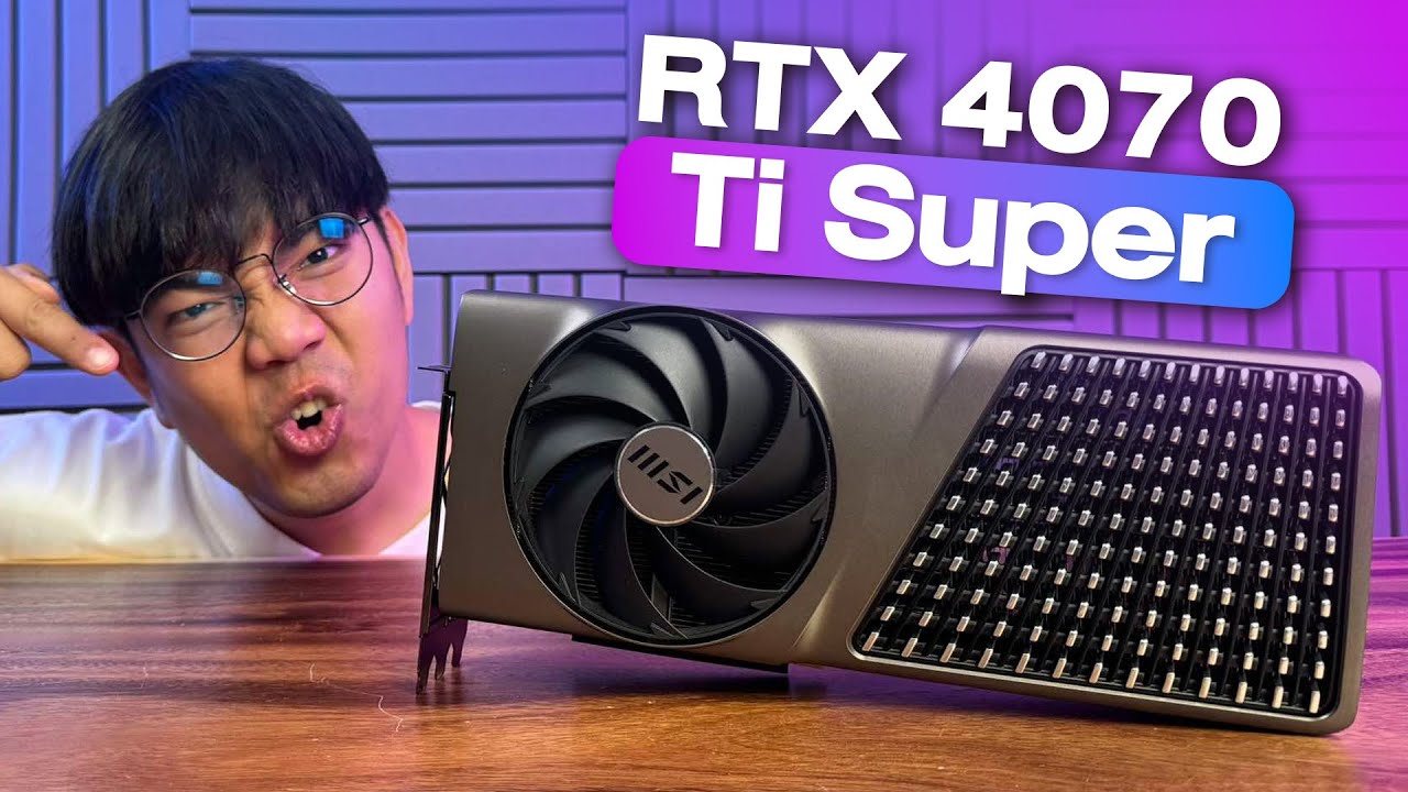 รีวิว MSI RTX4070 Ti SUPER 16G EXPERT การ์ดจอ ก้างปลา เย็นแบบก้างๆ