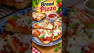 Bread Pizza Recipe |Pizza Recipe # #viral #pizza #fastfood #shorts #pizzatoppings
