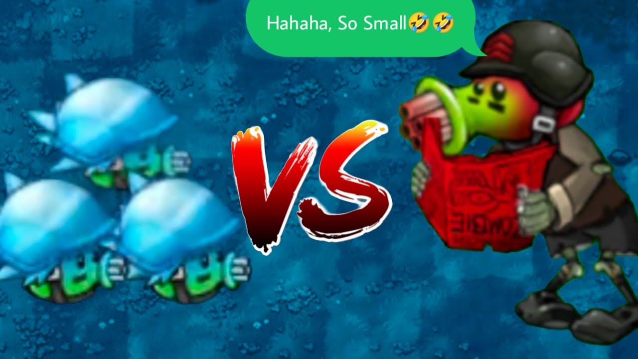 PVZ FUSION : ULTIMATE ICE MACHINE GUN SHROOM VS GATLING CHERRY SHOOTERS ...