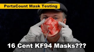 Fun KF94s for 16 Cents Can masks this cheap be any good - PortaCount Test Results
