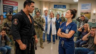 An Arrogant Black Belt Threatens a Rookie Nurse in a Rural ER — Unaware She Was a Navy SEAL Officer