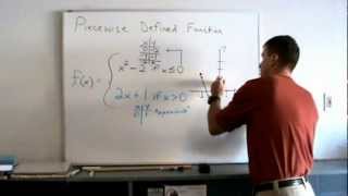 Piecewise Defined Functions