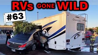 RVs Gone Wild! #63 (NEW) Car vs. Motorhome | Fires & Classics, Stupid⧸Crazy RV Fails #rvfail #crazy