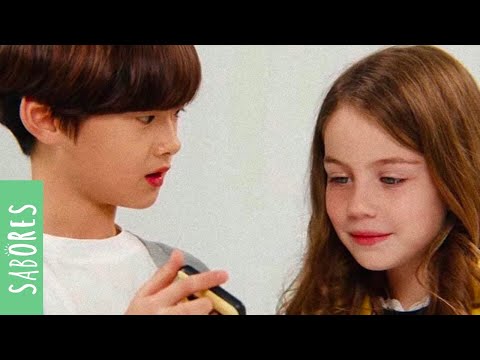 Parte 1: Niño coreano y niña norteamericana comparten golosinas
