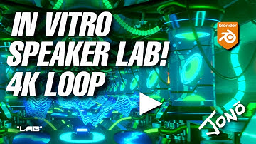 LAB is a Blender 3D Video Art Loop Zoom That Feels Alive and Built for Stage and VJ Performances