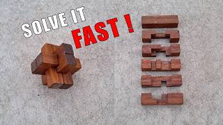 How to solve The Notched Stick 3D Wooden Puzzle