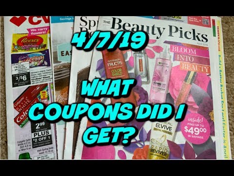 4/7/19 WHAT COUPONS DID I GET | LOTS OF 🔥 MAKEUP COUPONS & MORE!