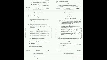 m.sc. 4sem previous year paper 2019 functional analysis bu #selfadda