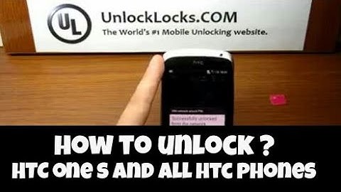 Unlock HTC One S, S C2, V, XL, XC, SC, ST, X+, VX, SV, XT, One, One Mini, One Max, One X by Code