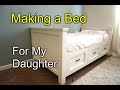 DIY farmhouse bed for my daughter