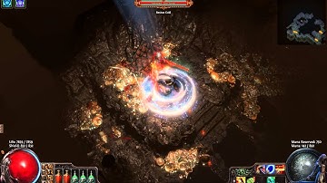 Gellig Mortezzah- Path of Exile Normal level 15 The Cavern of Anger Merveil melee facetank