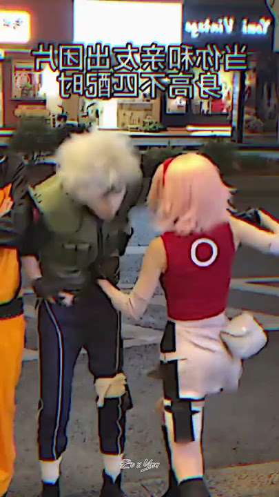 Sakura doesn't like being called short 😂 Poor Kakashi |Cosplay|
