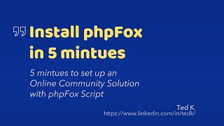 How to install phpFox in 5 mintues? | How-to build Online Community