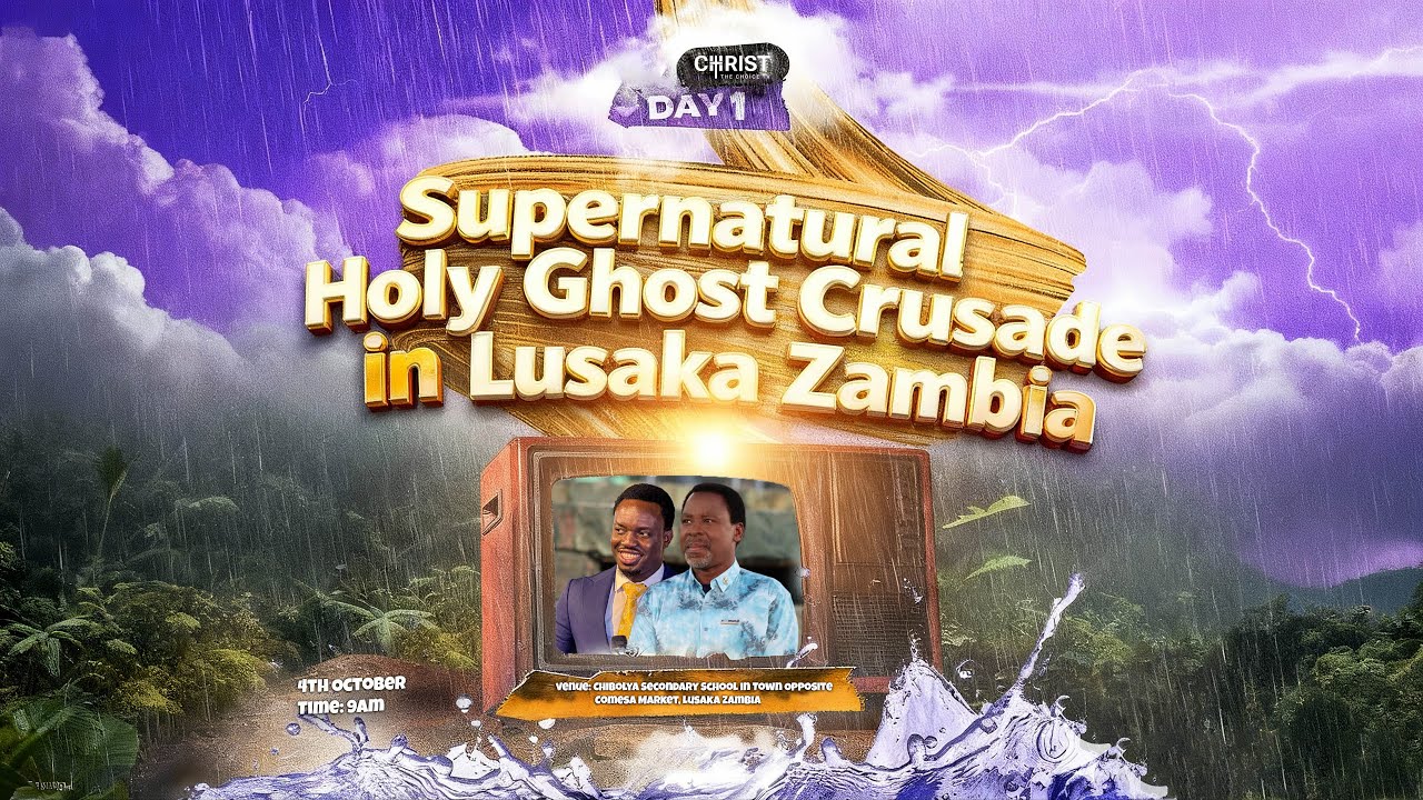 SUPERNATURAL HOLY GHOST CRUSADE IN LUSAKA ZAMBIA WITH PROPHET PAUL ...