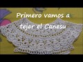 Cómo tejer CANESÚ para vestido de bebé a CROCHET