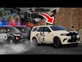 1500hp dodge durango srt hellcat running from cops in gta 5