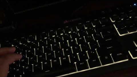 How to fix your Corsair keyboard (Flashing lights fix)