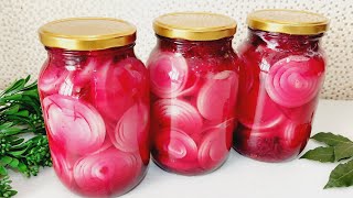 Only in 5 minutes! The most delicious ONION recipe! I always make like this! #Pickled #onion