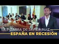 La pizarra de Javier Ruiz: las claves del desplome económico de España por el coronavirus