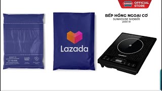 [Unbox Lazada Vietnam ?? ] ចង្ក្រានអគីសនី Sunhouse តម្លៃ 25$