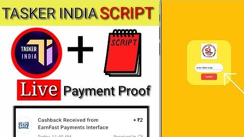 Tasker india app script || Tasker india App Ulimatied coin adder script || Tasker india refer Script