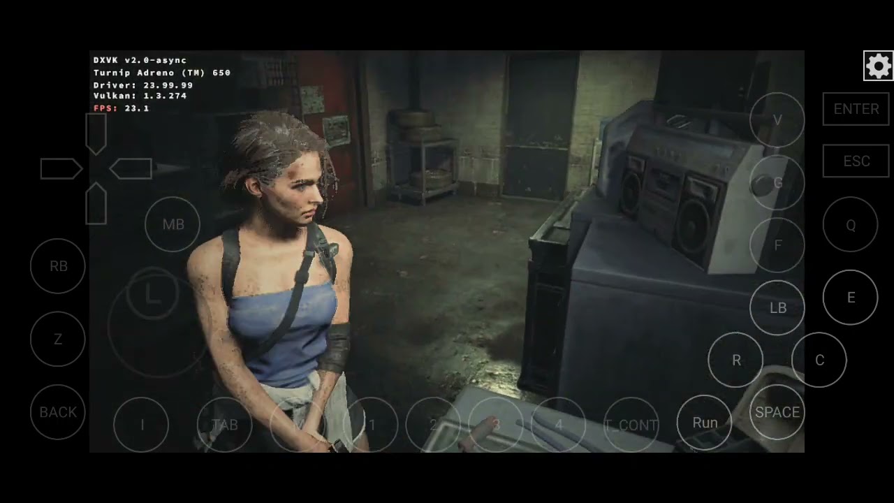 Box64droid (Esync) / Resident Evil 3 (Newgame without use save) (Final Test)