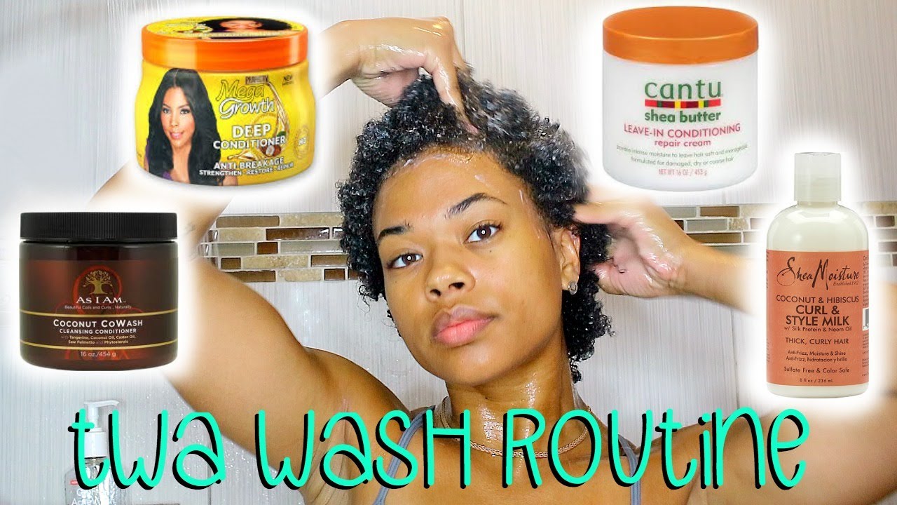 my twa wash routine | type 4 natural hair