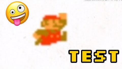 Super Mario Sprite Test