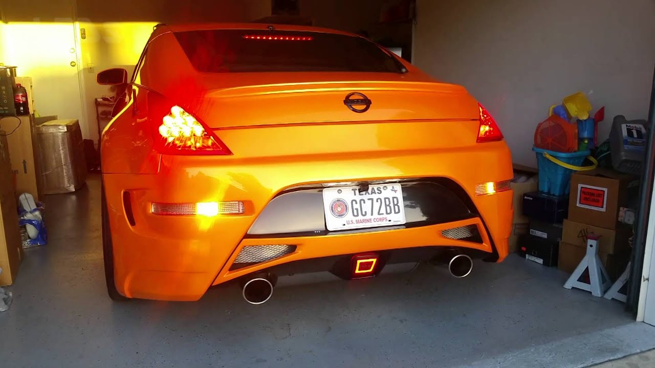Nissan 350z Rear Sequential Custom LED Conversion