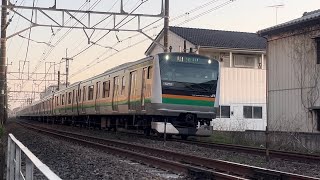 今日のメイン列車撮影　〜JR宇都宮線537M〜