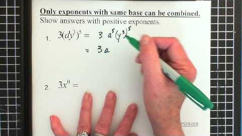 9. Exponents: Questions & Answers 2