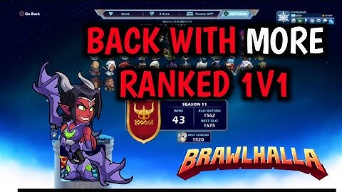 Diana • Ranked 1v1 • Brawlhalla gameplay • TrinityH • PS4 •