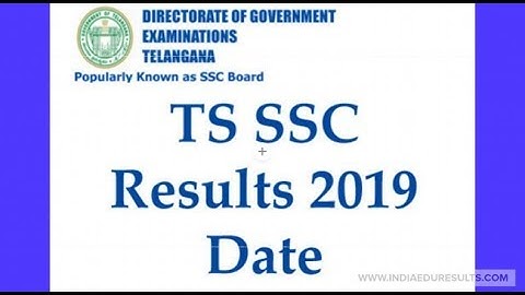 TS SSC Results 2019 Date, SSC Result 2019 Date in Telangana