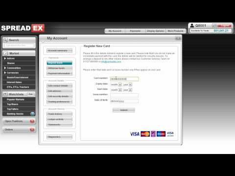 12. How to make a spread betting payment or withdraw funds | Spreadex