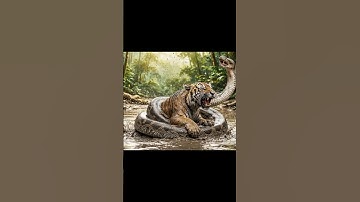What Happens When a Gorilla Fights a Giant Python to Save a Tiger