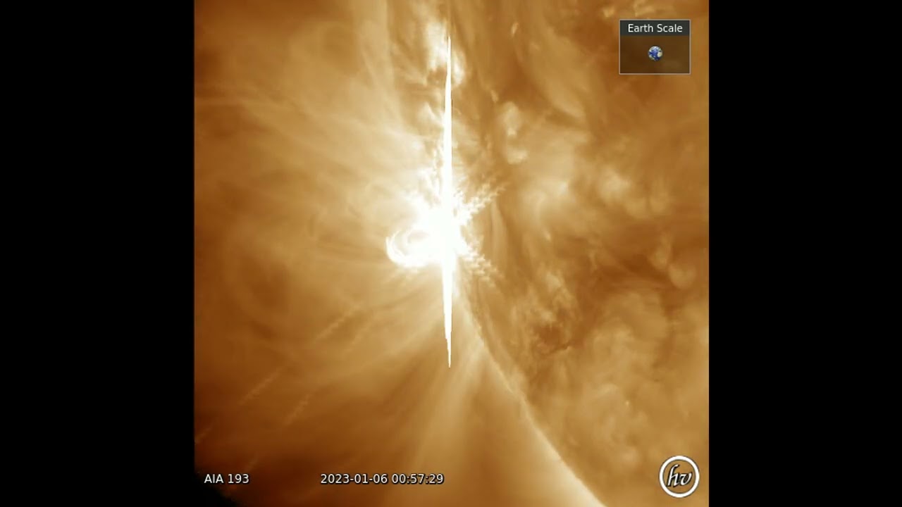 2023年1月6日に発生したX1.2の太陽フレア | アストロピクス