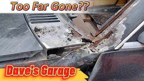 Opel Manta Driveway Restoration, How to deal with serious rust!