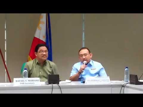 TUKLASIN NATIN AT DAR SECRETARY PRESSCON ON 358 HECTARES TADECO-HLI LANDS