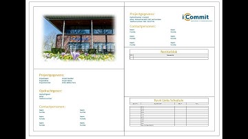 I Commit BCE, een installatieschema genereren met Dynamo