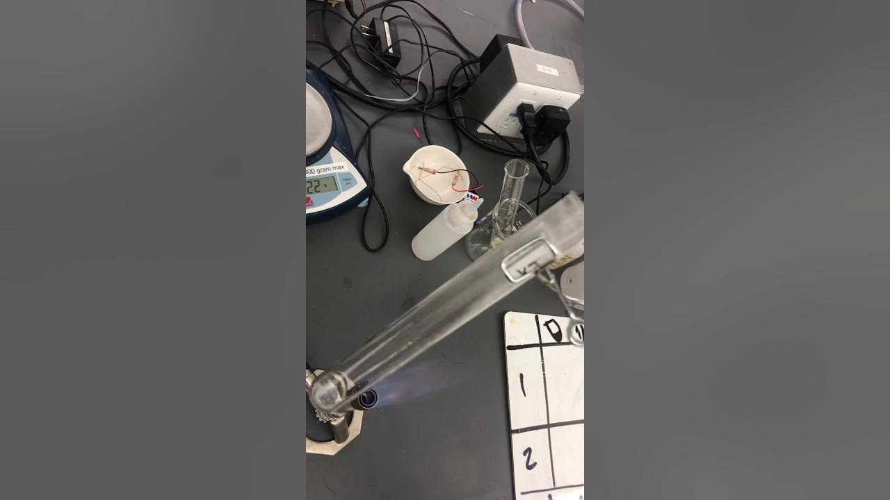zinc iodine reaction 4 - YouTube