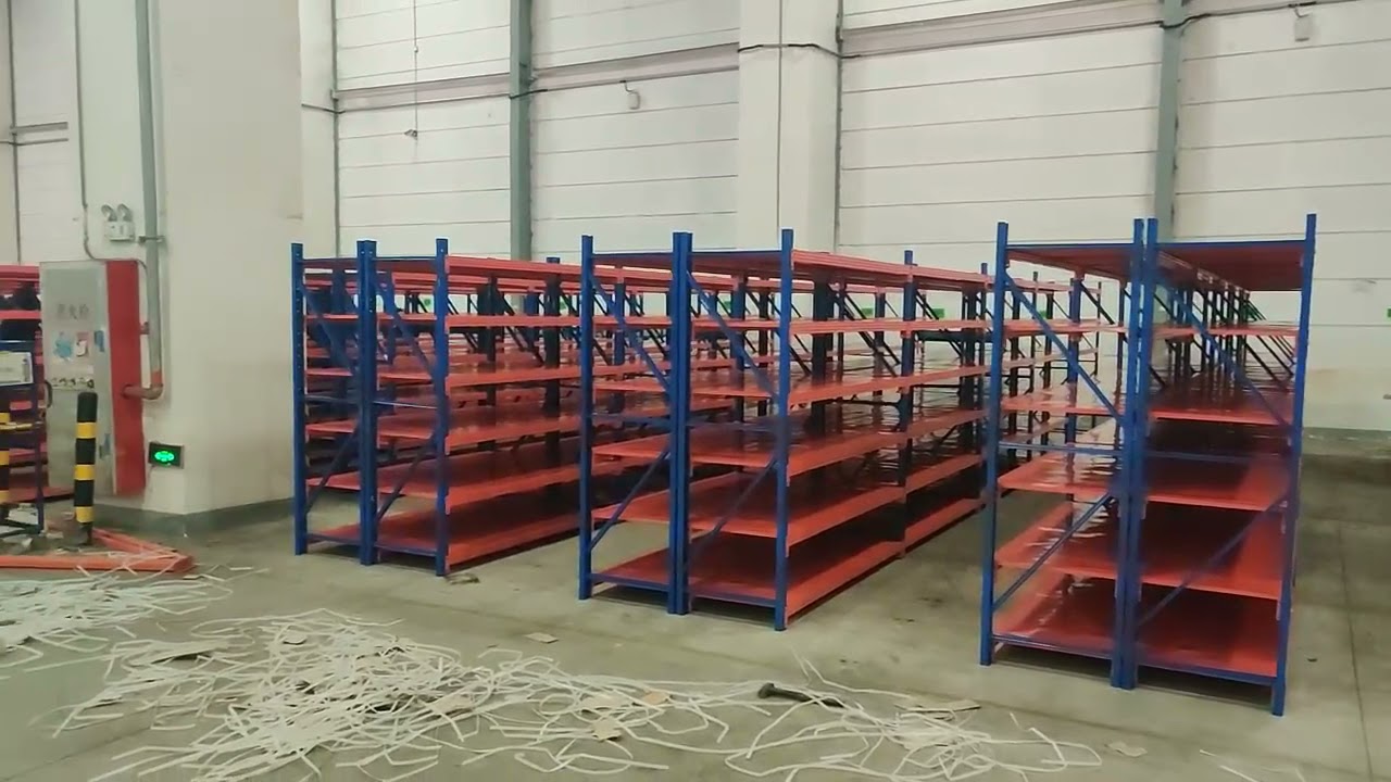 Industrial metal light duty warehouse steel storage rack systems