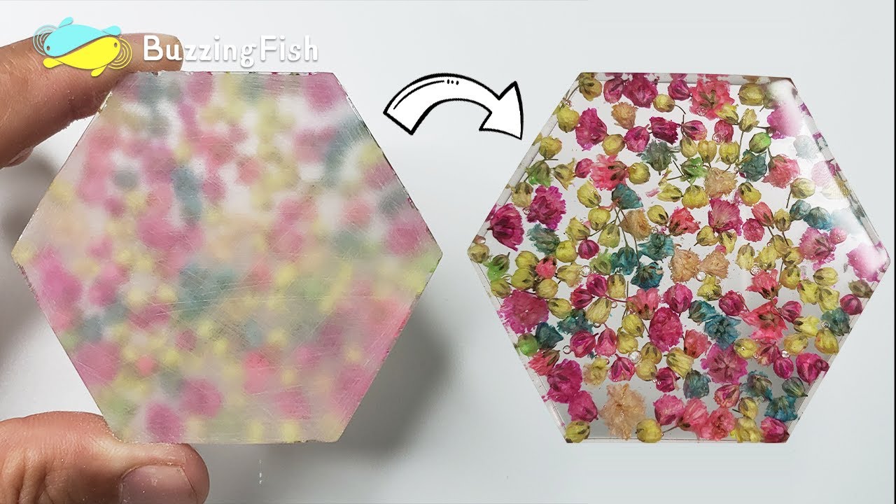 How to sand and polish epoxy resin coaster