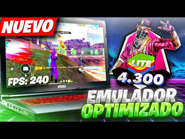 BLUESTACKS 4.300 LITE!! 😈NUEVO EMULADOR PARA PC GAMA BAJA ✅ Como DESCARGAR Free Fire en PC class=