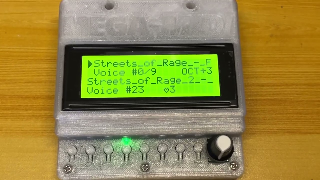 Mega MIDI 5 With Real Yamaha YM3438 from Denjhang's Retro Hardware