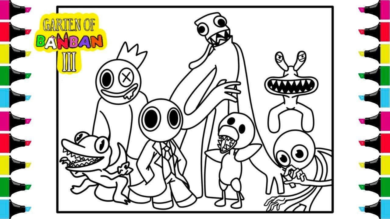 16 Yellow Rainbow Friends Coloring Pages ideas in 2023